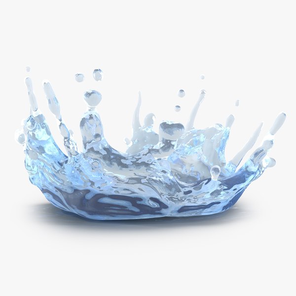 3ds max water splash