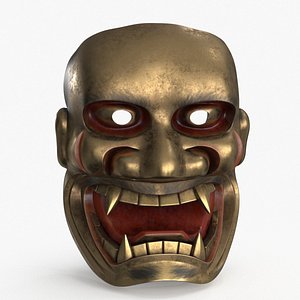 Japanese Shishiguchi Mask 3D model