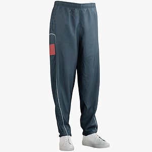 realistic sport pants sneakers 3D model