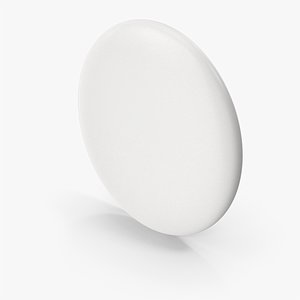 3D Round Button Badge