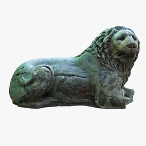 3d lion sculpture
