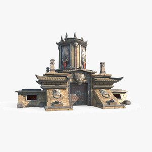 3D Ancient Mysterious Smelting Furnace