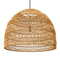 Wicker Hanging Lamp Natural bamboo Large