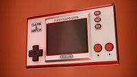 gamewatch console supermario bros nintendo