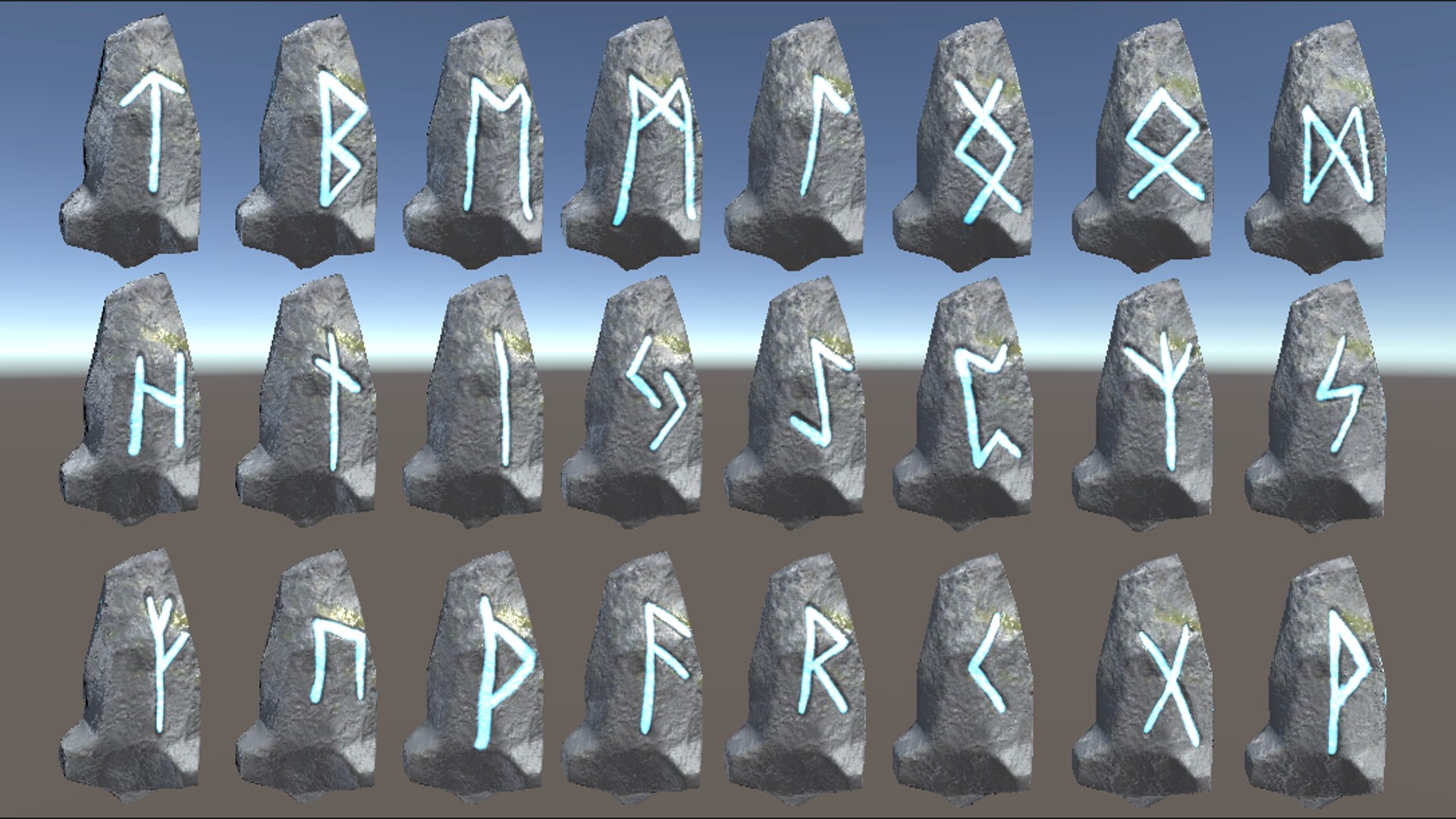 RuneStone Package 3D Model - TurboSquid 1960017
