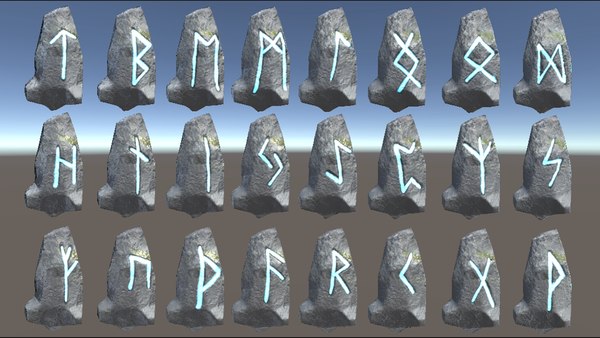 RuneStone Package 3D model - TurboSquid 1960017