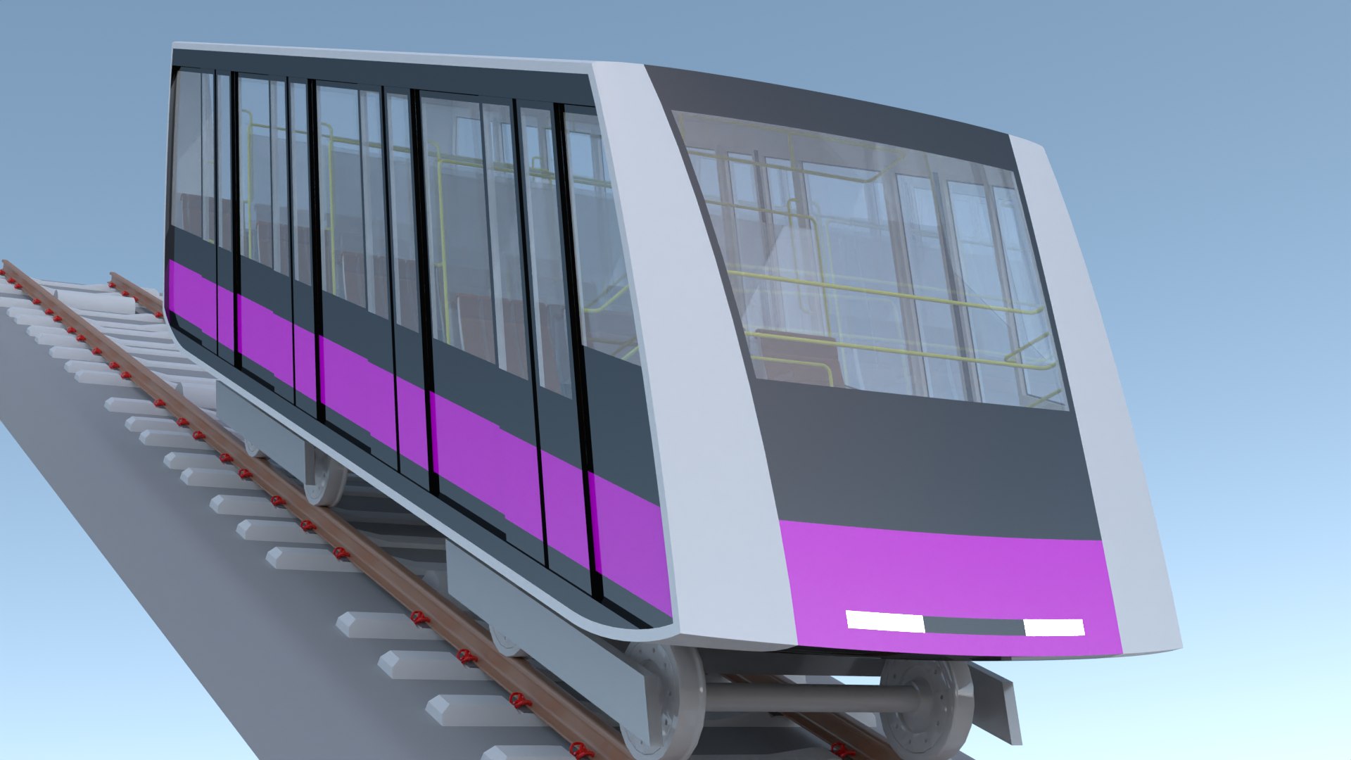 3D model Modern and historical funicular - TurboSquid 1919273