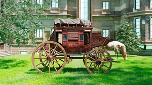 3D cart car model
