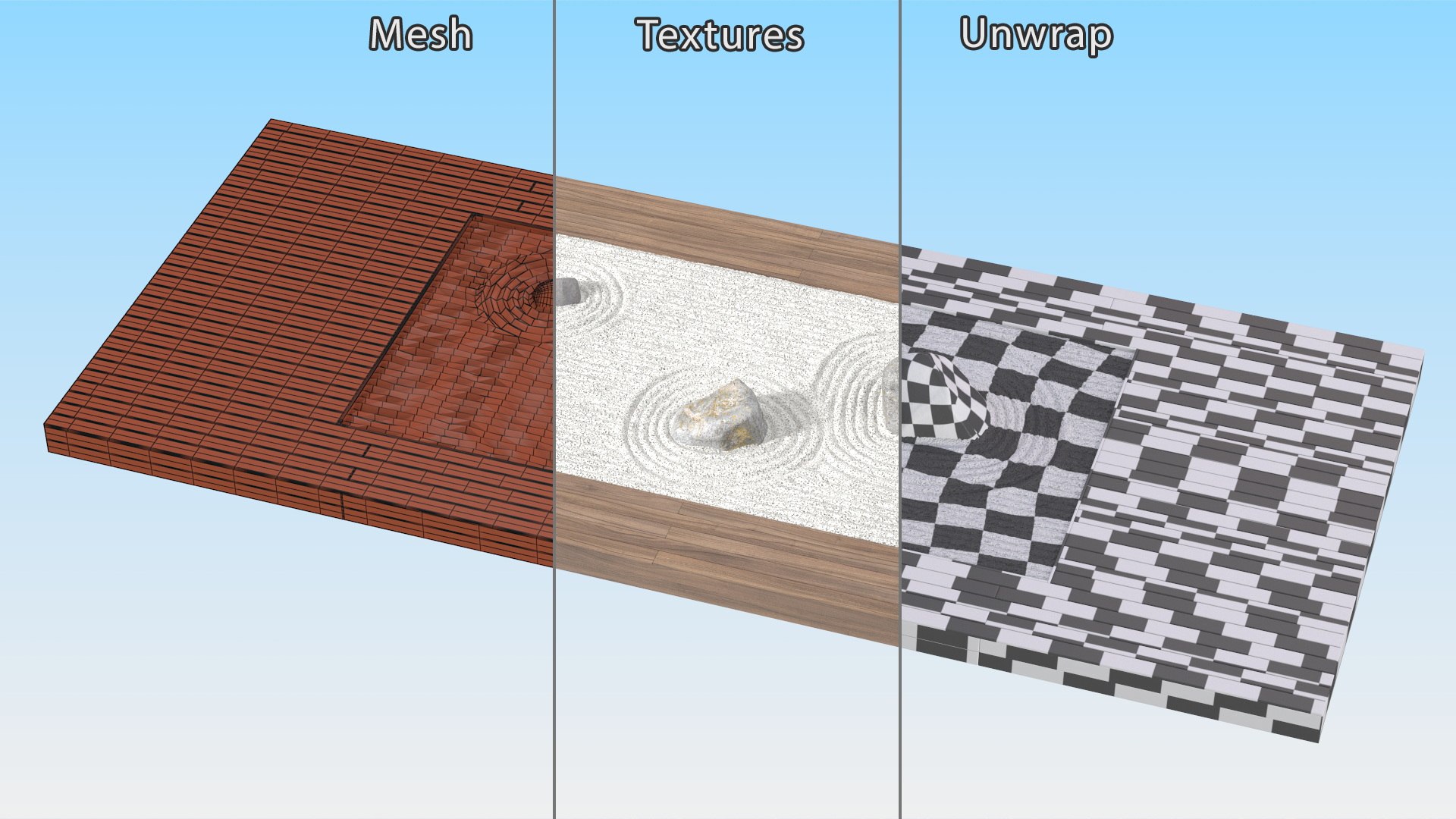 3D model Zen Rock Garden https://p.turbosquid.com/ts-thumb/Sh/DL4eXR/eW/zenrockgardenmb3dmodel016/jpg/1687339857/1920x1080/fit_q87/a19a871c2002cf237a4f120d04f706c616e1fd3e/zenrockgardenmb3dmodel016.jpg