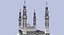 quba mosque saudi arabia 3D model