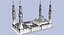 quba mosque saudi arabia 3D model