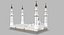 quba mosque saudi arabia 3D model