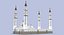 quba mosque saudi arabia 3D model