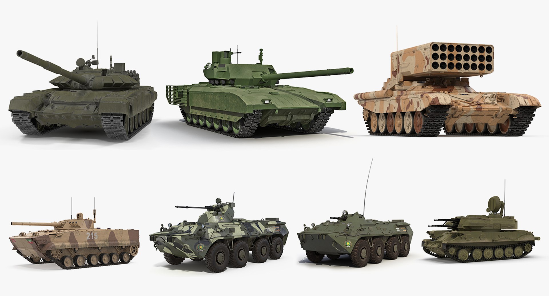russian military vehicles tank 3D model https://p.turbosquid.com/ts-thumb/Sh/HOiXsQ/D6jgKkMY/russianmilitaryvehiclescollection3dsmodels001/jpg/1506628552/1920x1080/fit_q87/824856cf91e41198e916160fddd929ba64491a66/russianmilitaryvehiclescollection3dsmodels001.jpg