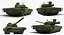 russian military vehicles tank 3D model