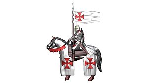 Templar Cavalry 1 3D model