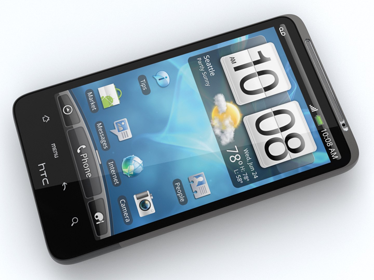 htc inspire 4g mobile phone 3d model