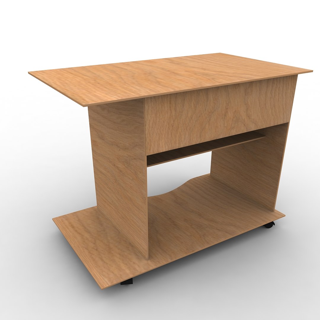 3d computer trolley model