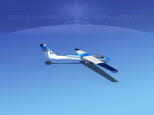 glider szd-22 mucha gliding 3d model