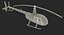 3D model private helicopters