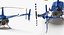 3D model private helicopters