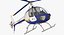 3D model private helicopters