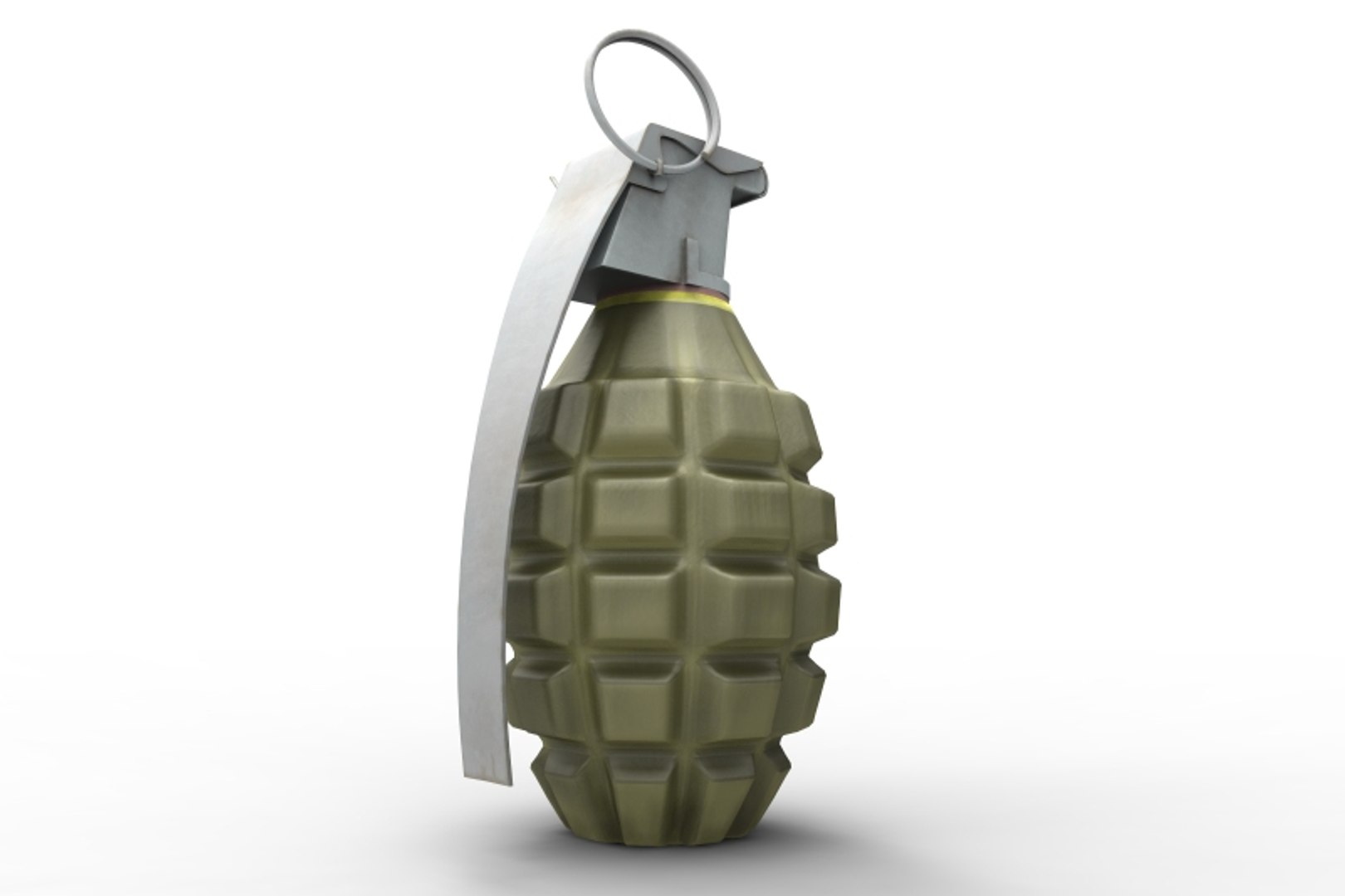 Mk 2 Hand Grenade 3d Obj 3736