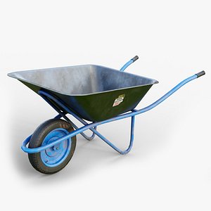 wheelbarrow gameready lods model