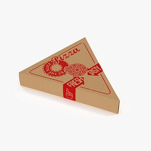 Triangle Craft Paper Pizza Packaging Box