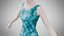 Vestido 36 Aqua Mirage