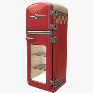 Vintage Refrigerator
