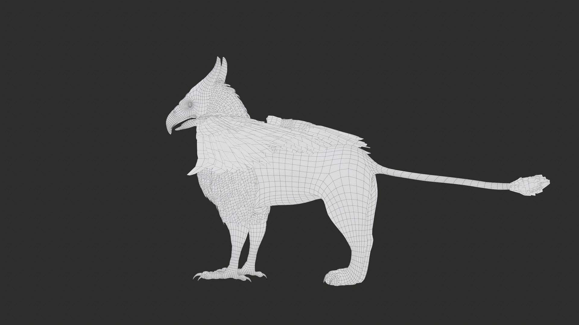 3D Gryphon Classic PBR - TurboSquid 2168965