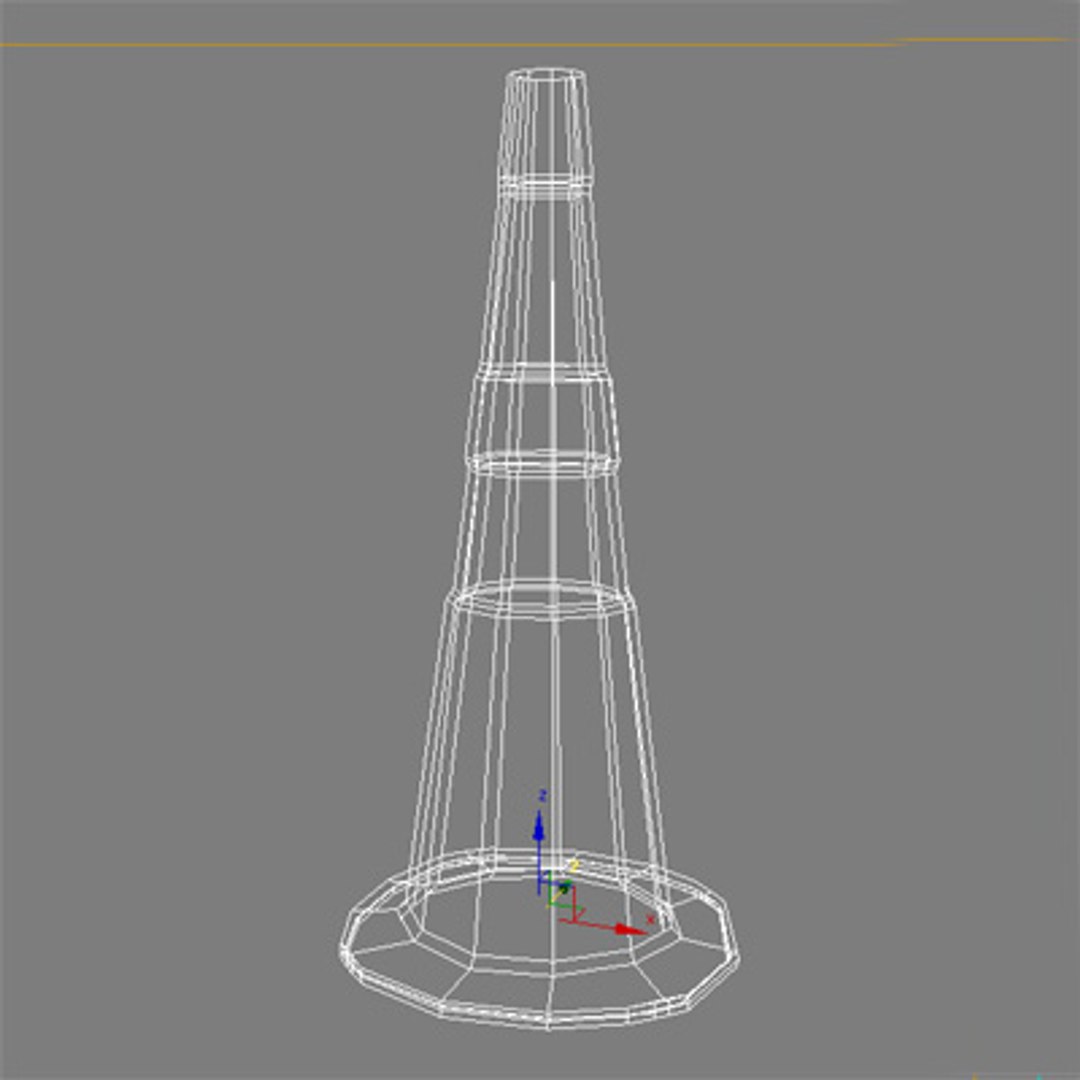 3d Traffic Cones Model