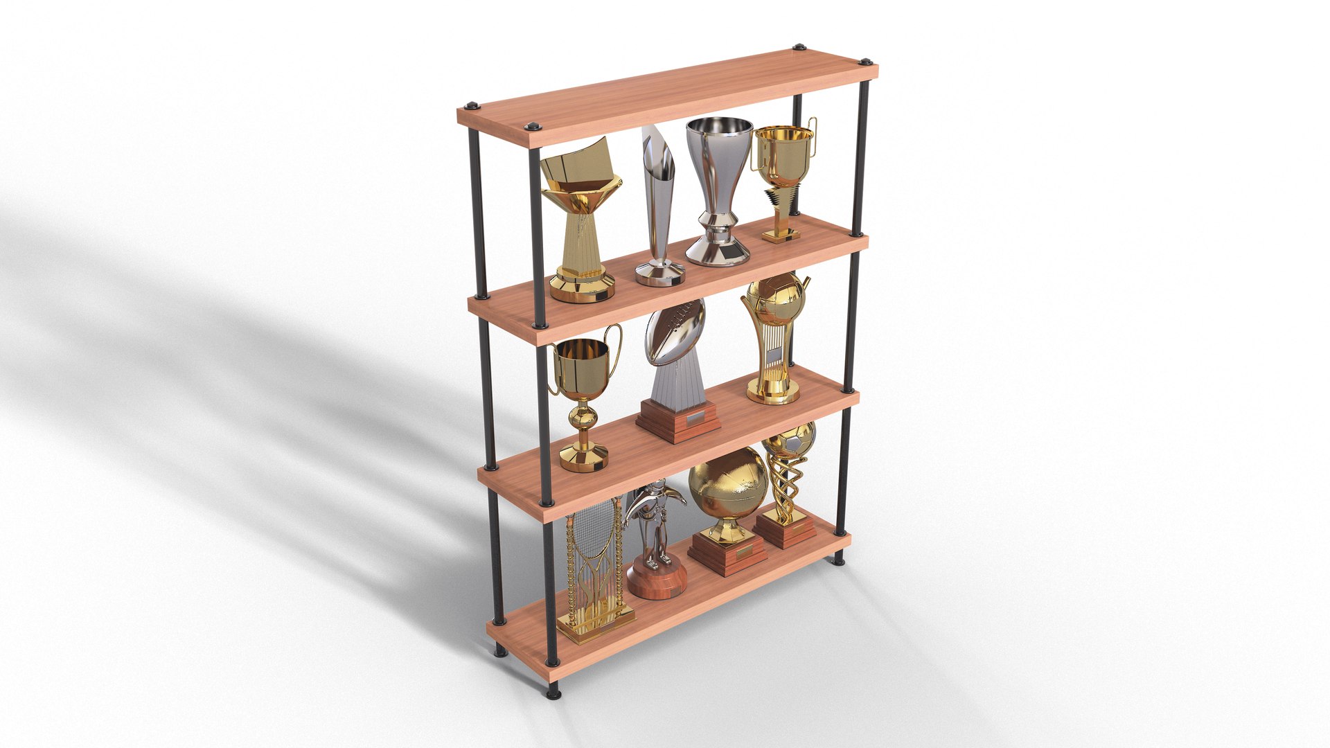 Trophy Case 3D - TurboSquid 2130866