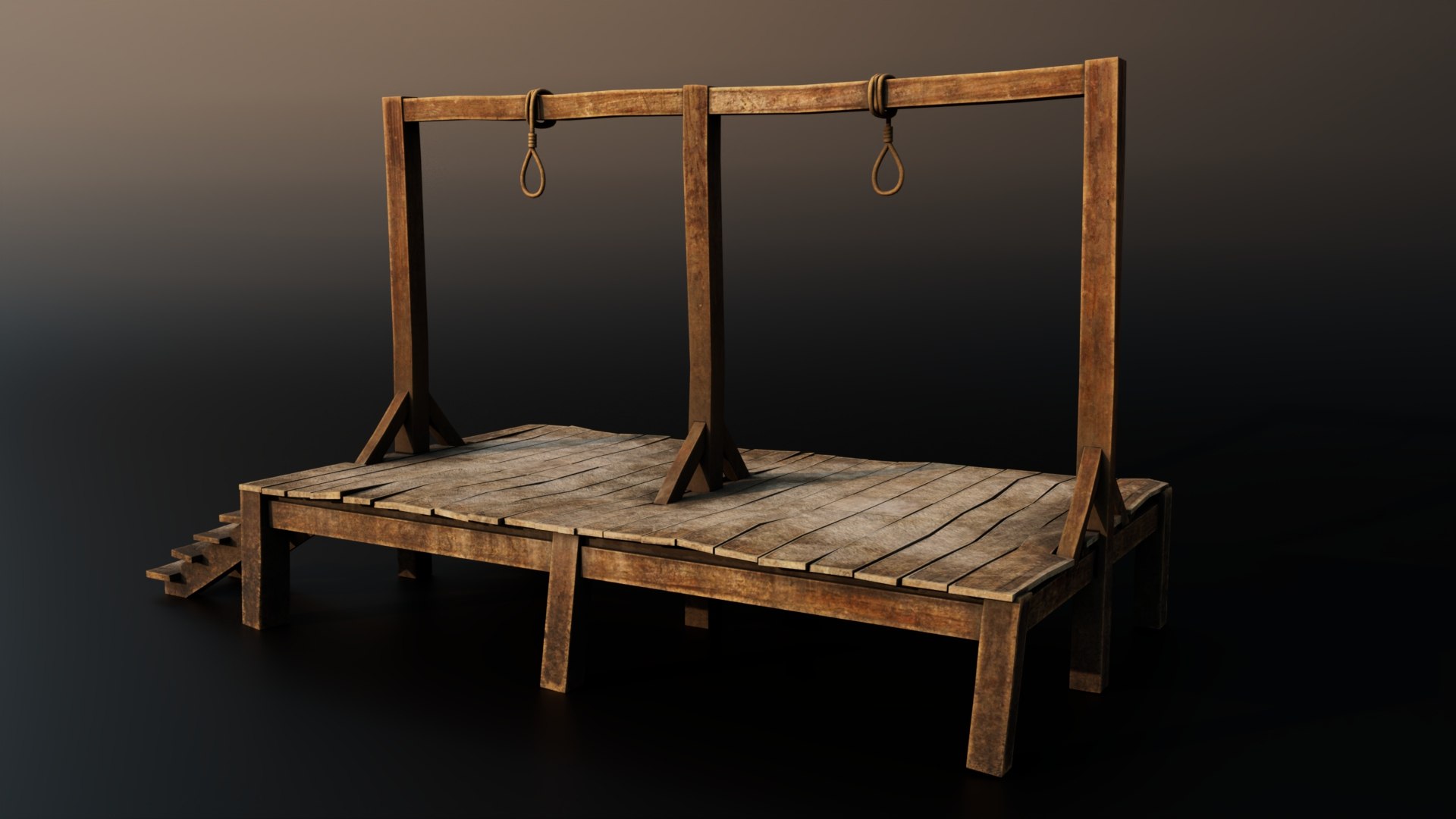 3D Medieval Gallows And Coffins - TurboSquid 2252697