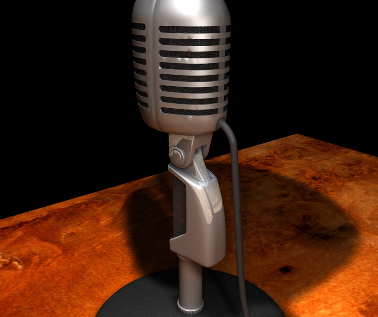 C4d Shure-sh55-mic