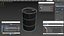 Oil Storage Steel Barrel Black Game Ready