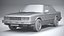 3D model generic sedan 1980