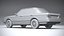 3D model generic sedan 1980