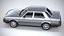 3D model generic sedan 1980