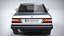 3D model generic sedan 1980