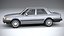 3D model generic sedan 1980