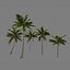 pacchetto di palme low-poly