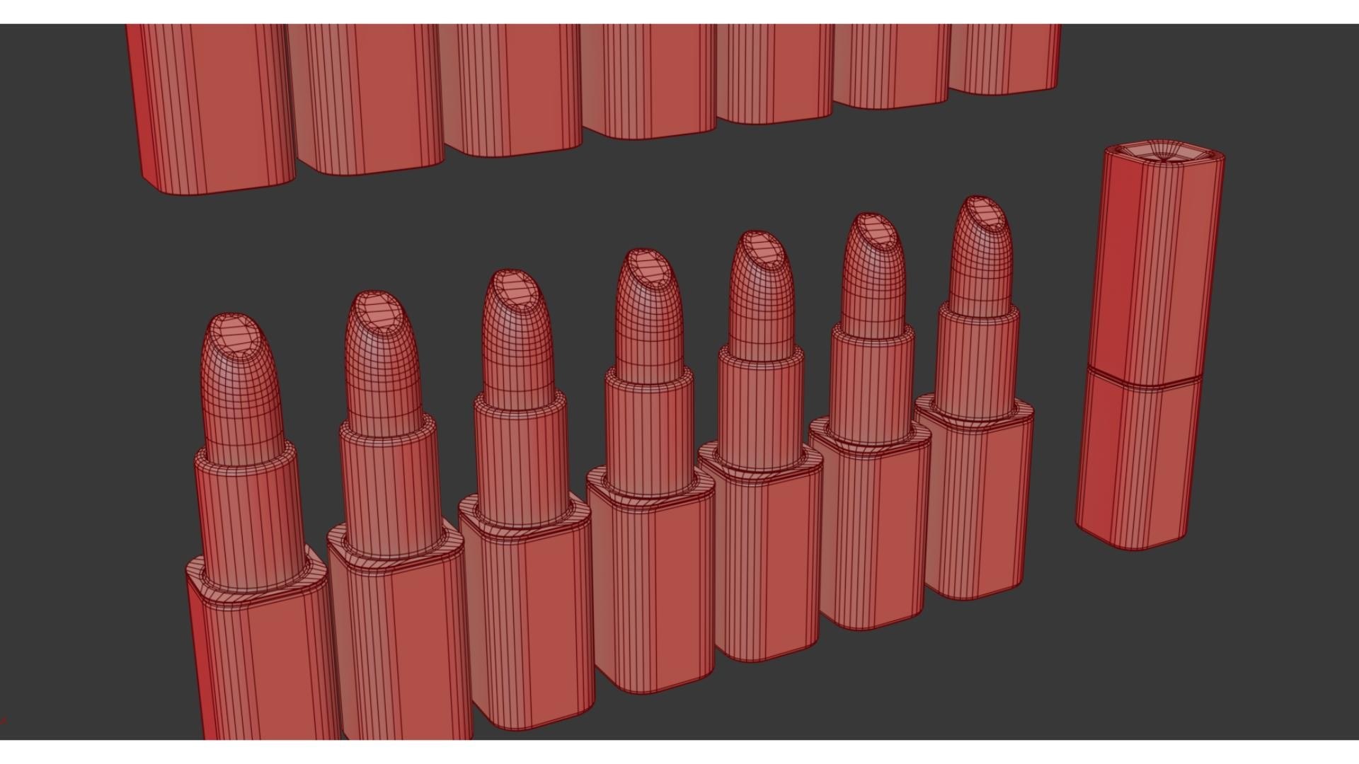 3D model Lipstick Pack https://p.turbosquid.com/ts-thumb/Si/3mYGfI/dC/wire4/jpg/1791479197/1920x1080/fit_q87/406f41f591347735bdfe37180e8e73e42fa351ab/wire4.jpg