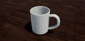 Mug blender low-poly 3D - TurboSquid 1333275