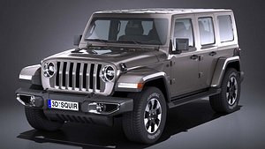 jeep wrangler sahara 3D model
