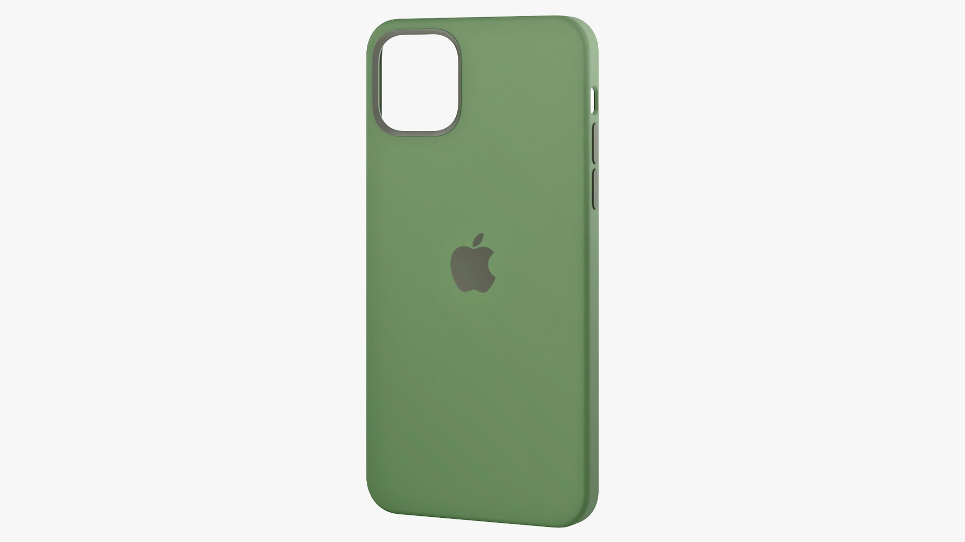 iPhone 12 Pro Max Silicone Case Cyprus Green 3D model preview
