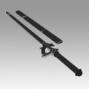 SAO Kirito Elucidator Replica Sword