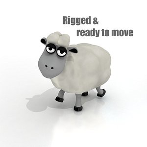 Cartoon Sheep - RIGGED