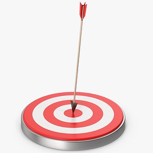 Arrow Hitting Red Target